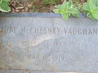 Ruby Aven McChesney Vaughan on Sysoon