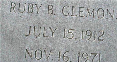 Ruby B. Clemons on Sysoon