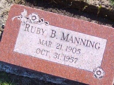 Ruby B Manning on Sysoon