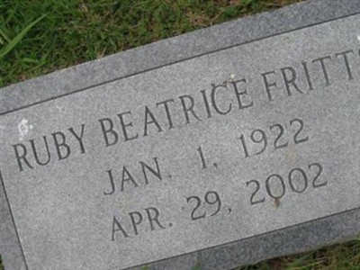 Ruby Beatrice Fritts on Sysoon