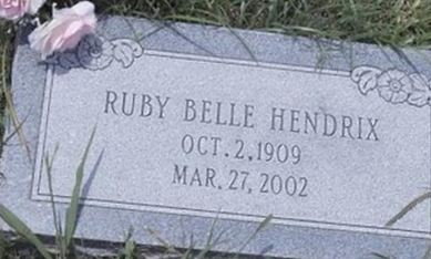 Ruby Belle Hendrix on Sysoon