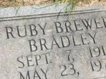 Ruby Brewer Bradley on Sysoon