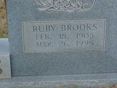 Ruby Brooks Jones on Sysoon