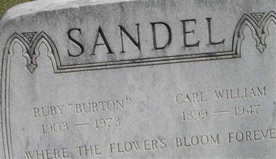 Ruby Burton Sandel on Sysoon