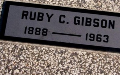 Ruby C. Gibson on Sysoon