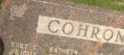 Ruby C Wright Cohron on Sysoon