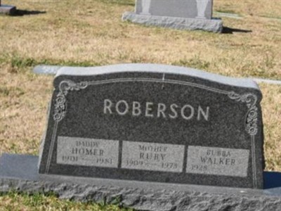 Ruby Cecelia Roberson, Find a grave on Sysoon Ruby Cecelia Roberson on Sysoon
