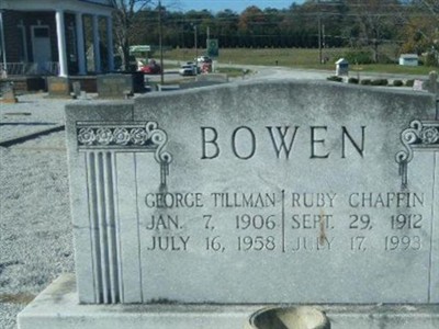 Ruby Chaffin Bowen on Sysoon