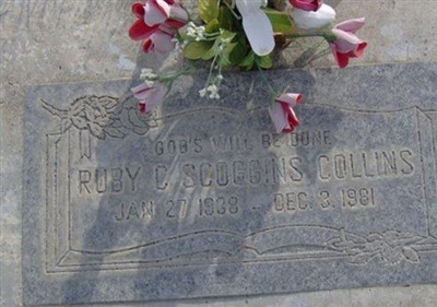 Ruby Cleo Scoggins Collins on Sysoon
