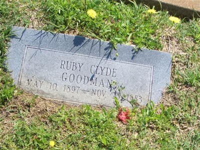 Ruby Clyde Goodman on Sysoon