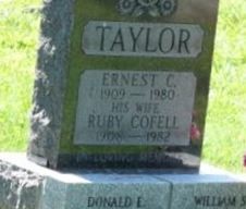 Ruby (Cofell) Taylor on Sysoon