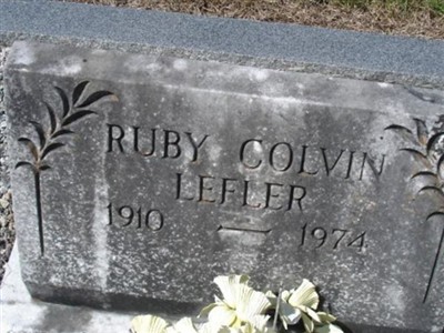 Ruby Colvin Lefler on Sysoon