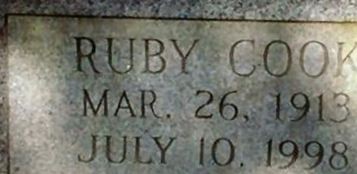 Ruby Cook Alexander on Sysoon