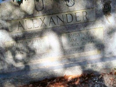 Ruby Cook Alexander on Sysoon
