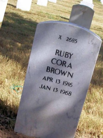 Ruby Cora Brown on Sysoon