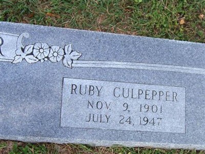 Ruby Culpepper Alexander on Sysoon