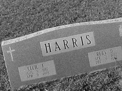 Ruby Davis Harris on Sysoon