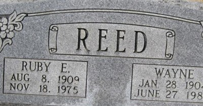 Ruby E Beasley Reed on Sysoon