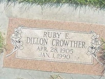 Ruby E. Dillon Crowther on Sysoon