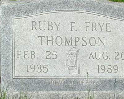 Ruby E. Frye Thompson on Sysoon