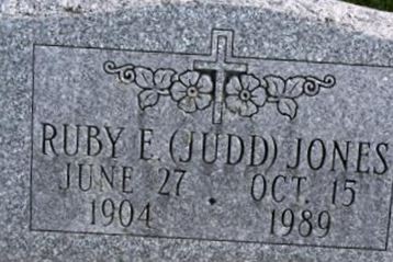 Ruby E Judd Jones on Sysoon