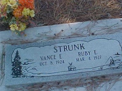 Ruby E. Strunk, Find a grave on Sysoon Ruby E. Strunk on Sysoon