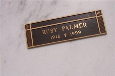 Ruby Edna Lyons Palmer on Sysoon