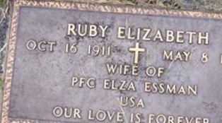 Ruby Elizabeth Essman on Sysoon