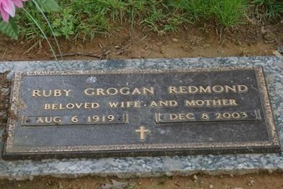Ruby Elizabeth Grogan Redmond on Sysoon