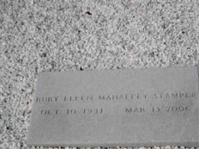 Ruby Ellen Mahaffey Stamper on Sysoon