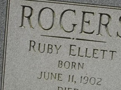 Ruby Ellett Rogers on Sysoon