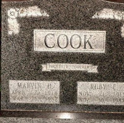 Ruby Estaline Anders Cook on Sysoon