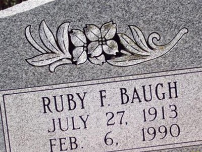 Ruby F. Baugh on Sysoon