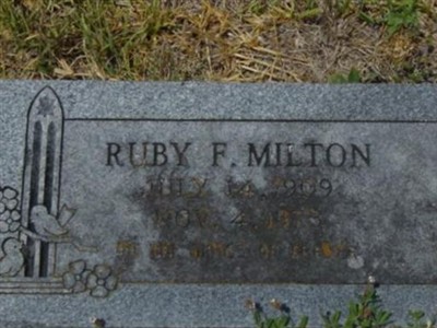 Ruby F Milton on Sysoon