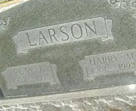 Ruby Florence King Larson on Sysoon