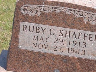 Ruby G. Shaffer on Sysoon