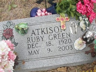 Ruby Green Atkison on Sysoon