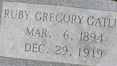 Ruby Gregory Gatliff on Sysoon