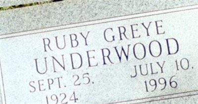 Ruby Greye Underwood on Sysoon