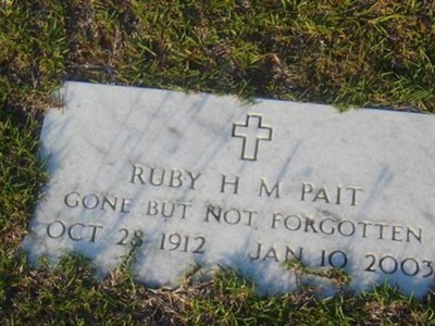 Ruby Hewett Merritt Pait on Sysoon