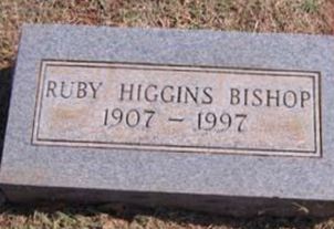 Ruby Higgins Bishop on Sysoon