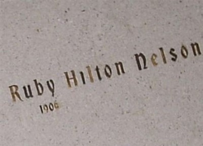Ruby Hilton Nelson on Sysoon