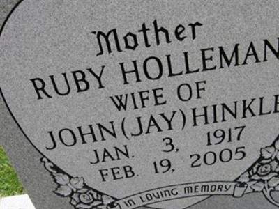 Ruby Holleman Hinkle on Sysoon