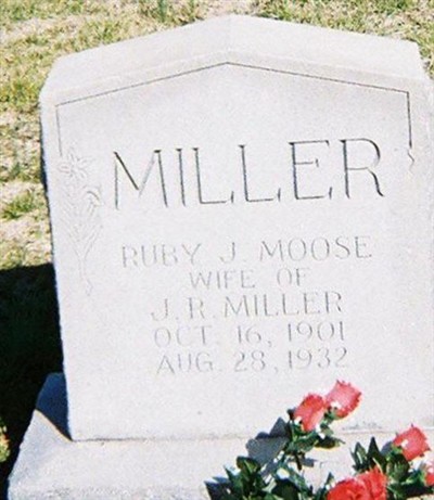 Ruby Jane Moose Miller on Sysoon