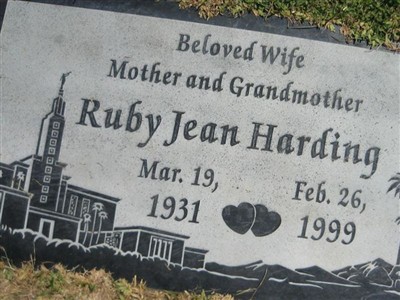 Ruby Jean Harding on Sysoon