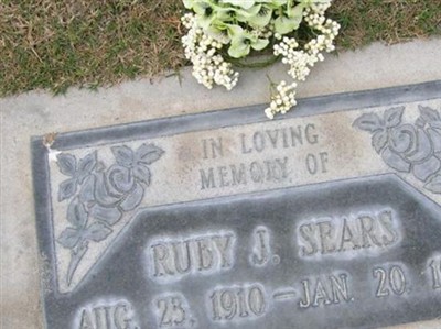 Ruby Jewell Stewart Sears on Sysoon