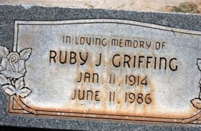 Ruby Jewell Walker Griffing on Sysoon