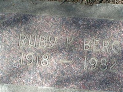Ruby K Berg on Sysoon