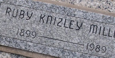 Ruby Knizley Miller on Sysoon