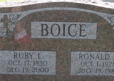 Ruby L Boice on Sysoon
